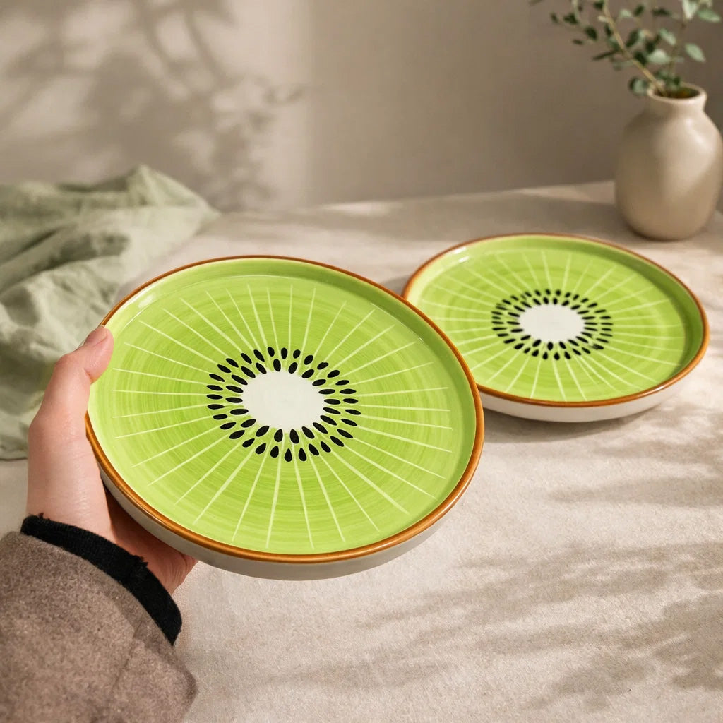 Kiwi Plate | 8-inch Ceramic Plate