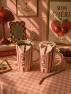 Diet Coke Sipper with Lid & Steel Straw❤️🥤 (Set of 2) LIMITED EDITION
