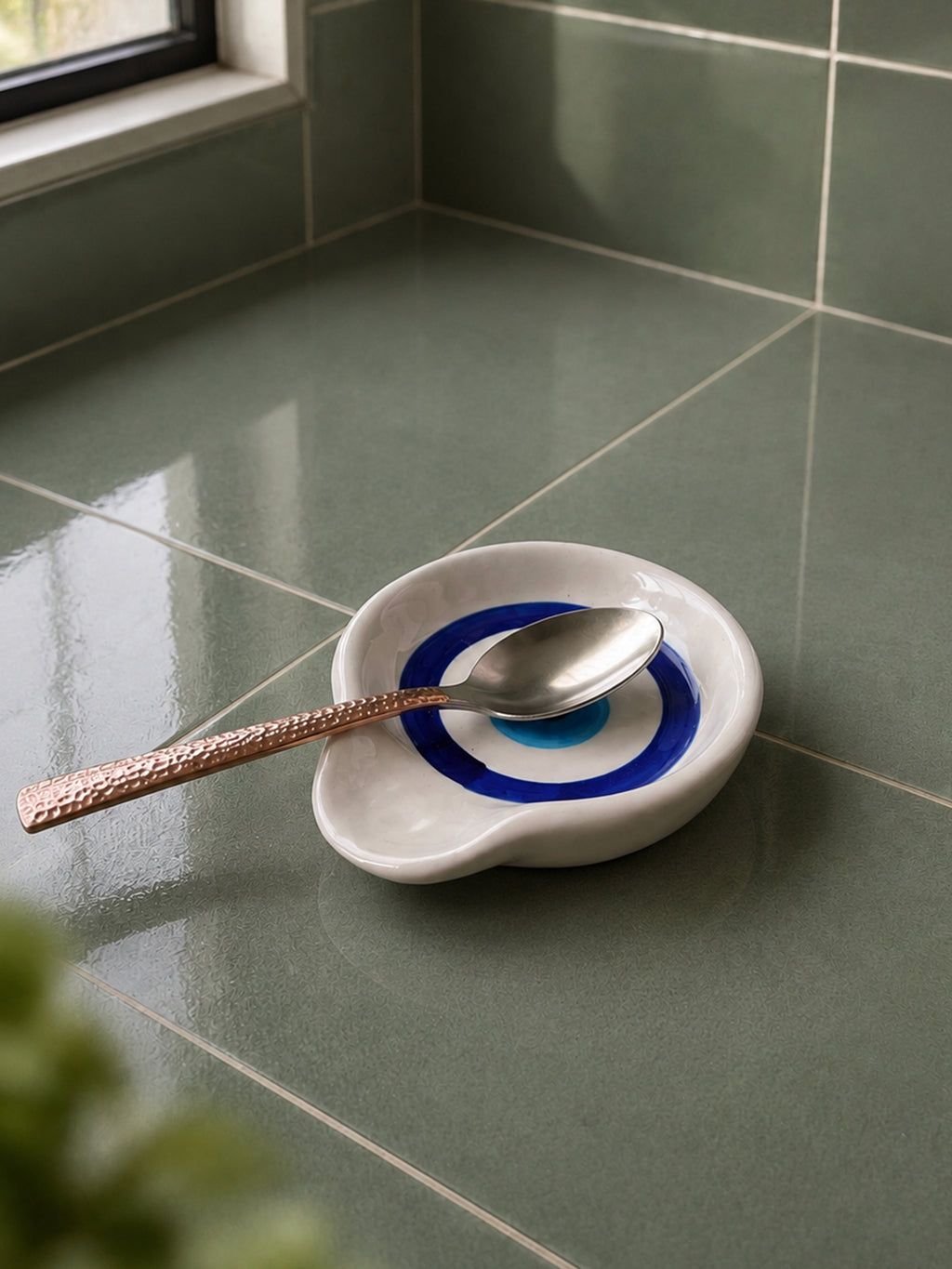 Mittiraa Home Spoon Rest | Evil Eye Spoon Rest 🧿