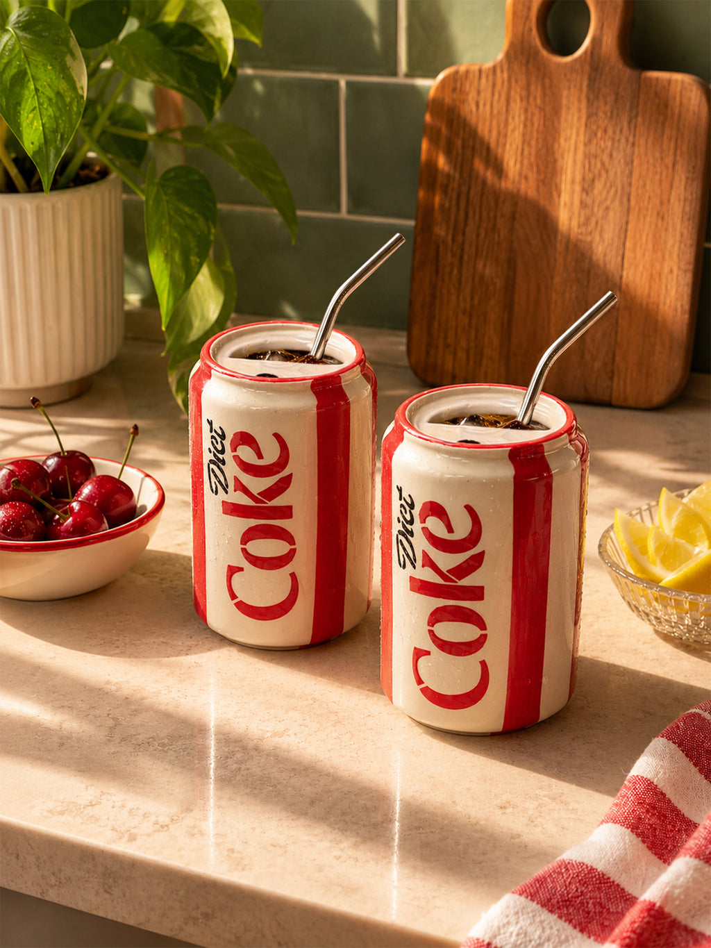 Diet Coke Can | Steel Straw🥤 Quirky, Playful & Nostalgic