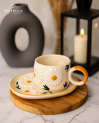 Flower Mug and Saucer | Beautiful Set