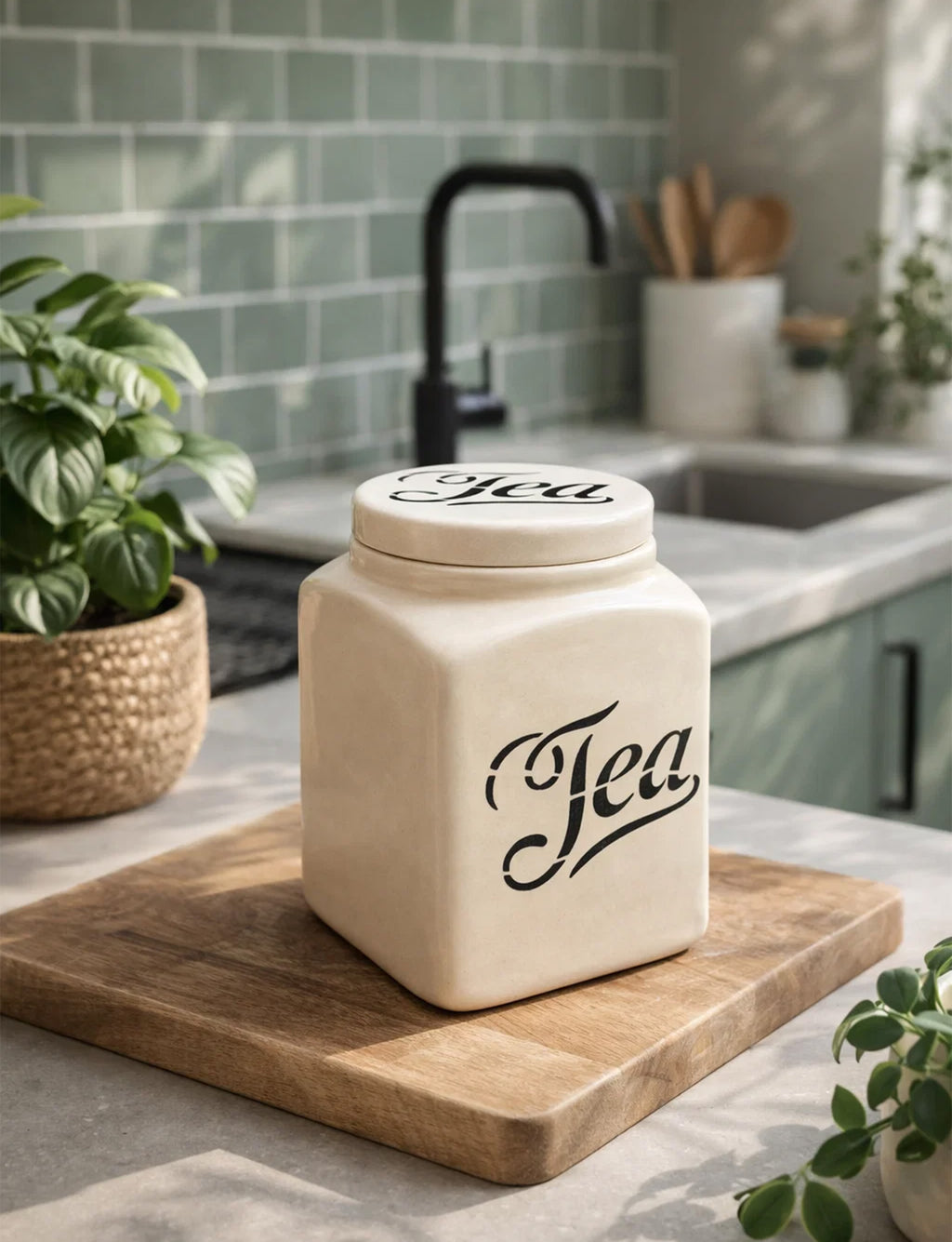 ☕🍃 Brew Pair Jar Set | Coffee Tea Jars