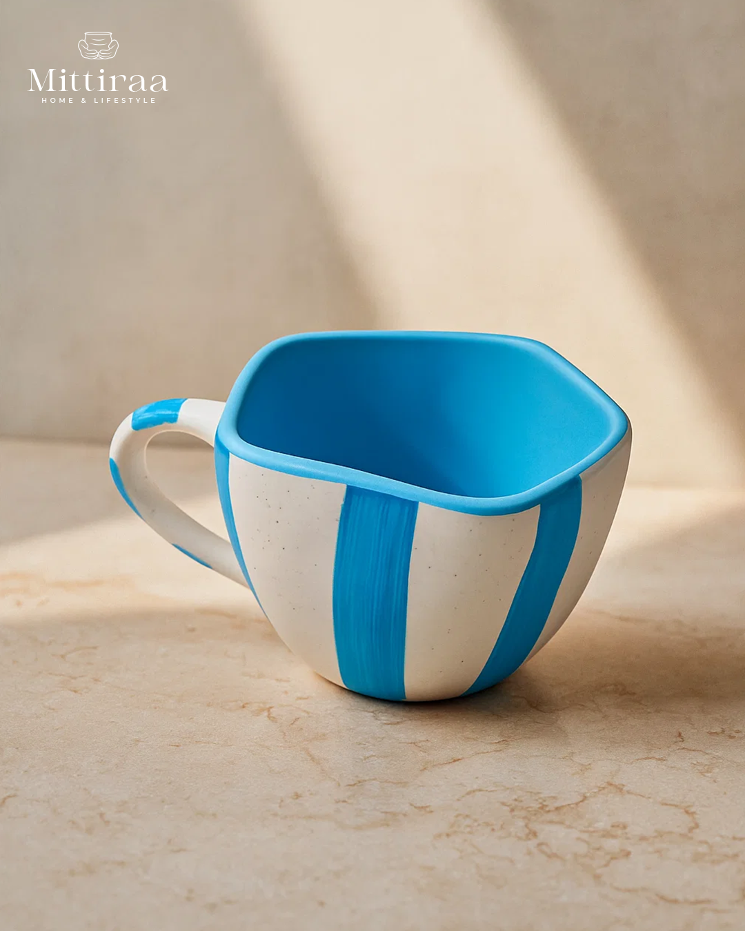 Blue Striped Mug