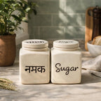 🧂🍯 Everyday Essentials Jar Set | Salt Sugar Jars