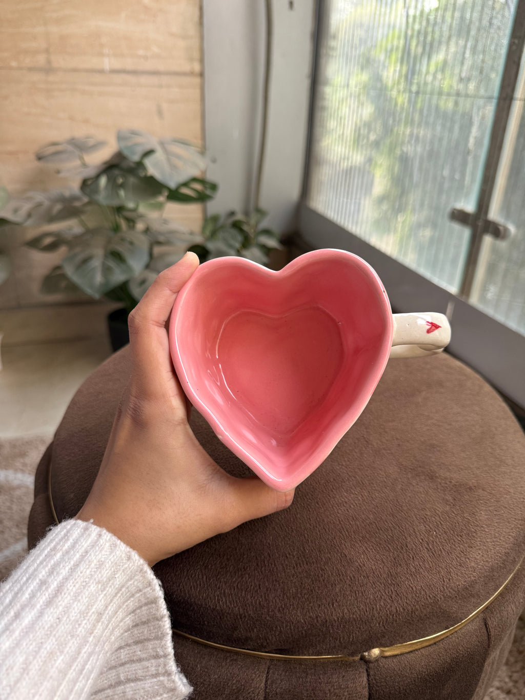 Heart shaped mug