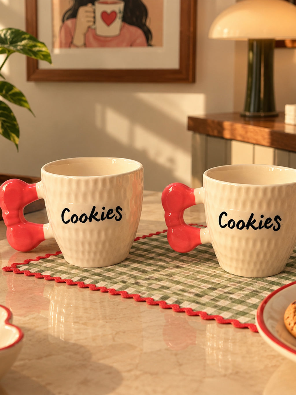 Mittiraa Home Cute Cookies Mug | Pinteresty Ceramic Mug