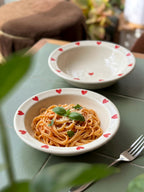 Hearts Pasta Bowls (Pack of 2) | 18 cm