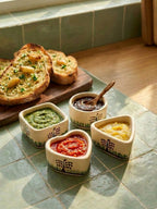 Palm Grove Chutney Bowl Set (Set of 4)
