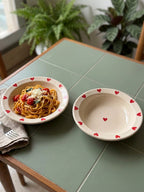 Hearts Pasta Bowls (Pack of 2) | 18 cm