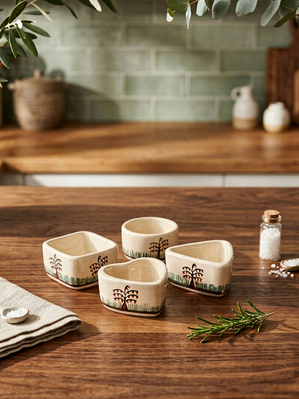 Palm Grove Chutney Bowl Set (Set of 4)