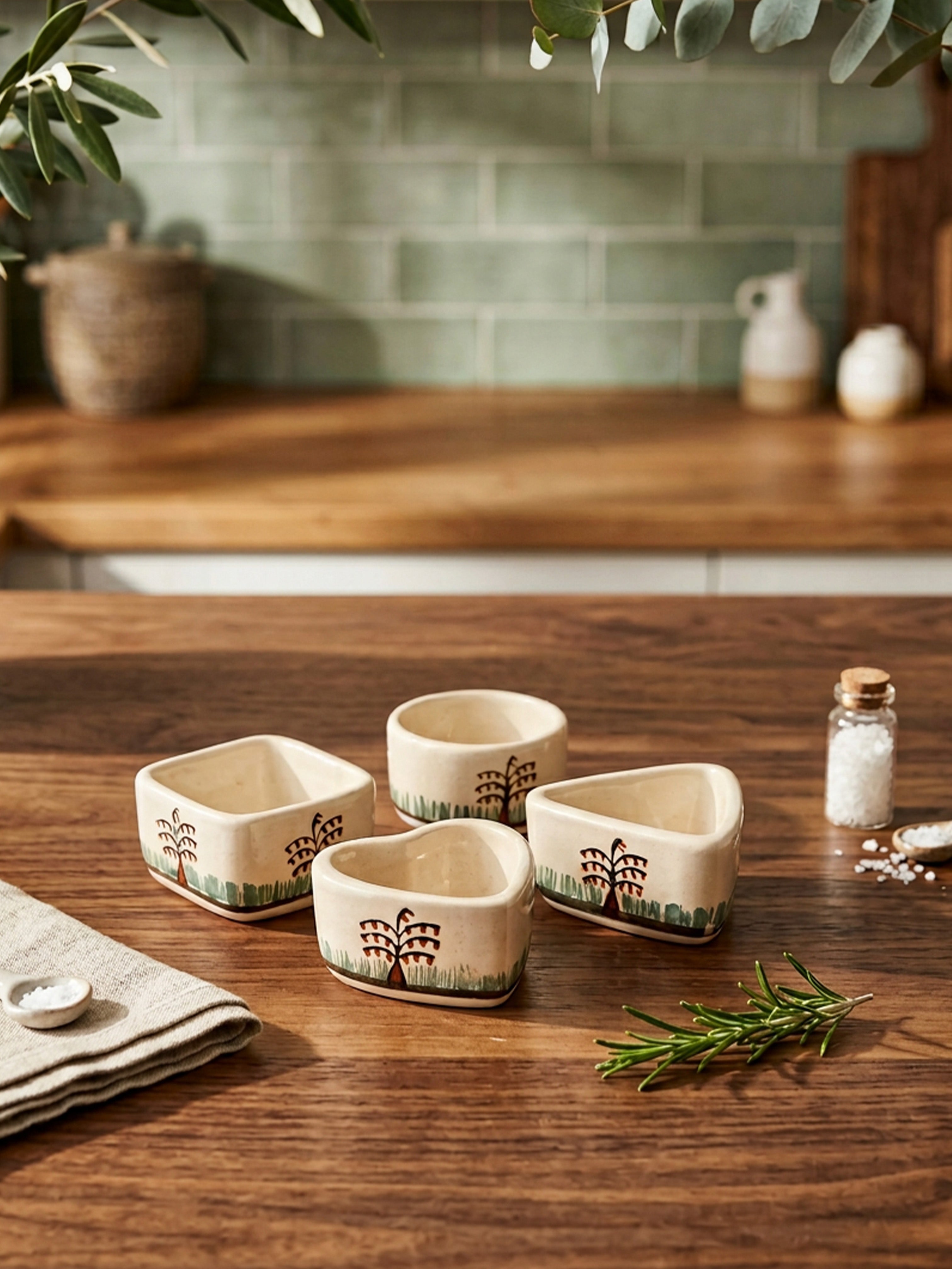 Palm Grove Chutney Bowl Set (Set of 4)