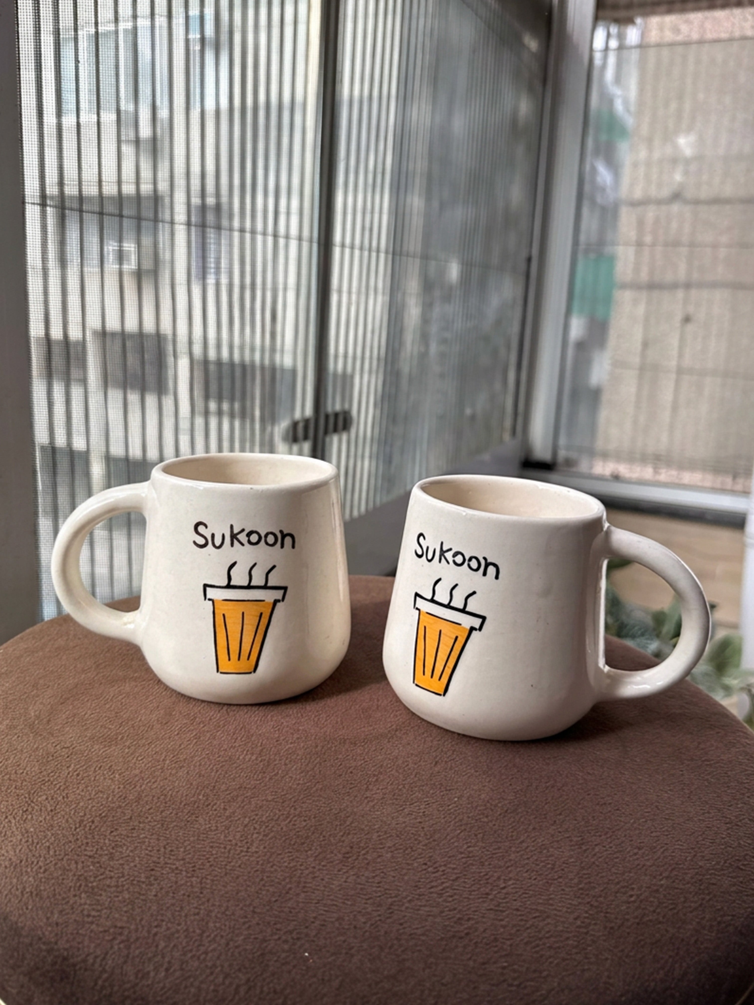 Sukoon Chai Mug ☕✨ (Set of 2)