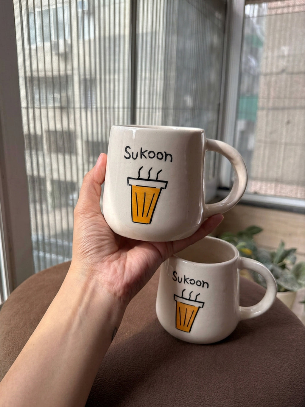 Sukoon Chai Mug ☕✨ (Set of 2)