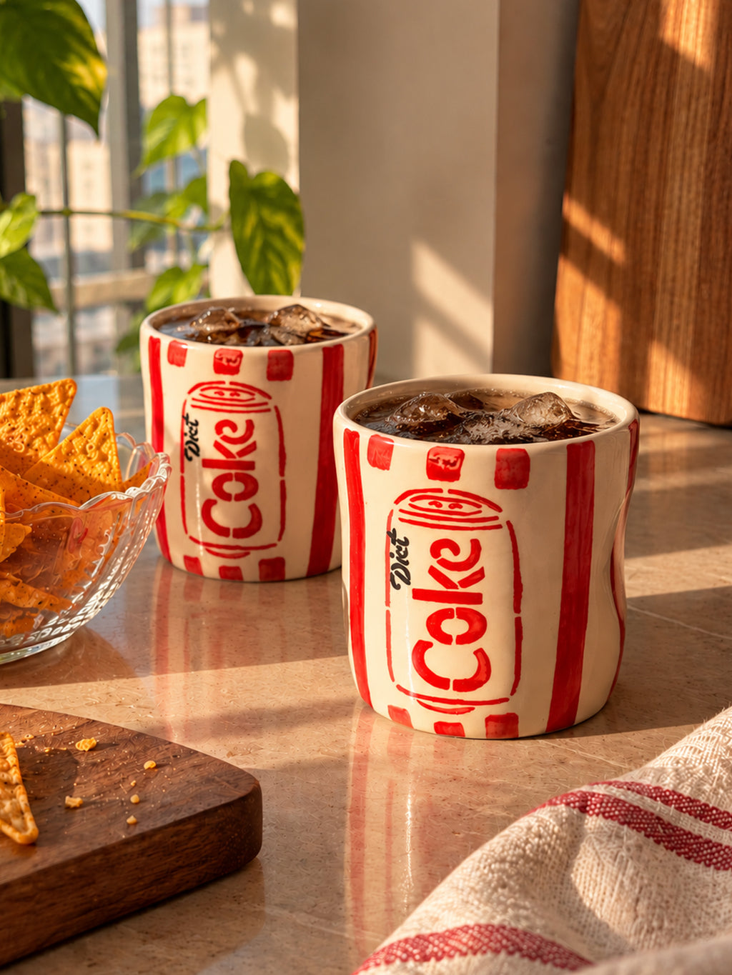 Diet Coke Ceramic Glass | Beautiful Glass