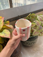 Mittiraa Home Pink Hearts Glass | Unique and Pinteresty Glass
