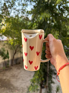 ❤️ Heart Sipper Cup | Wid Lid + Steel Straw