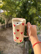 Beautiful Sippers Set | With Lid and Straw | Pack of 2 Sippers
