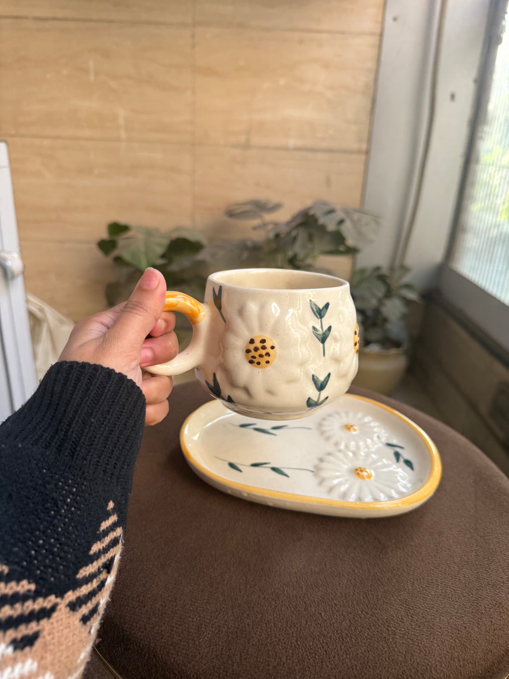 Flower Mug and Saucer | Beautiful Set