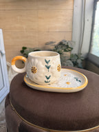 Flower Mug and Saucer | Beautiful Set