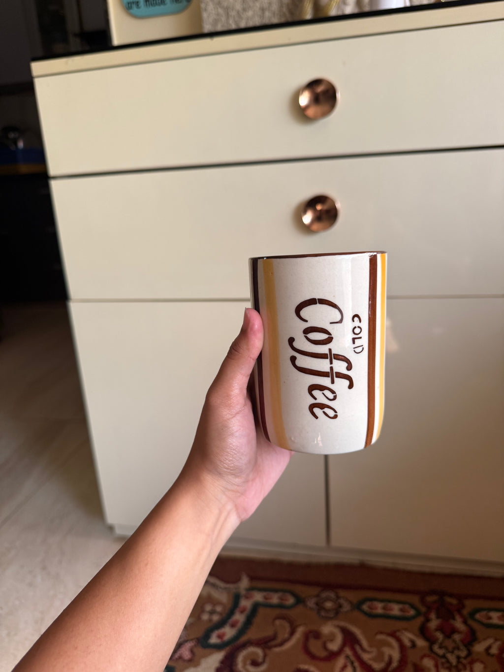 Mittiraa Home Cold Coffee Ceramic Cup ☕🤎