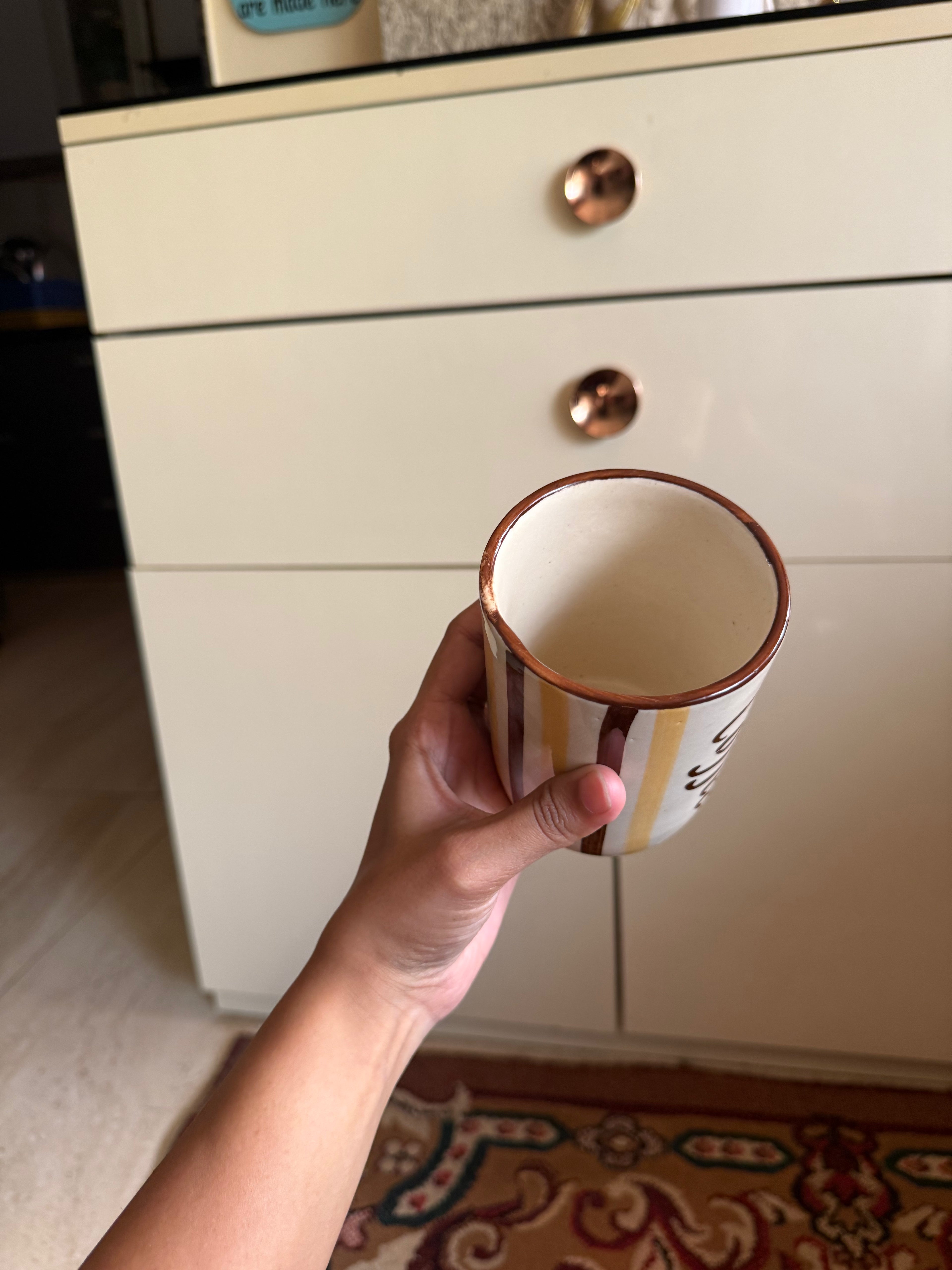 Mittiraa Home Cold Coffee Ceramic Cup ☕🤎
