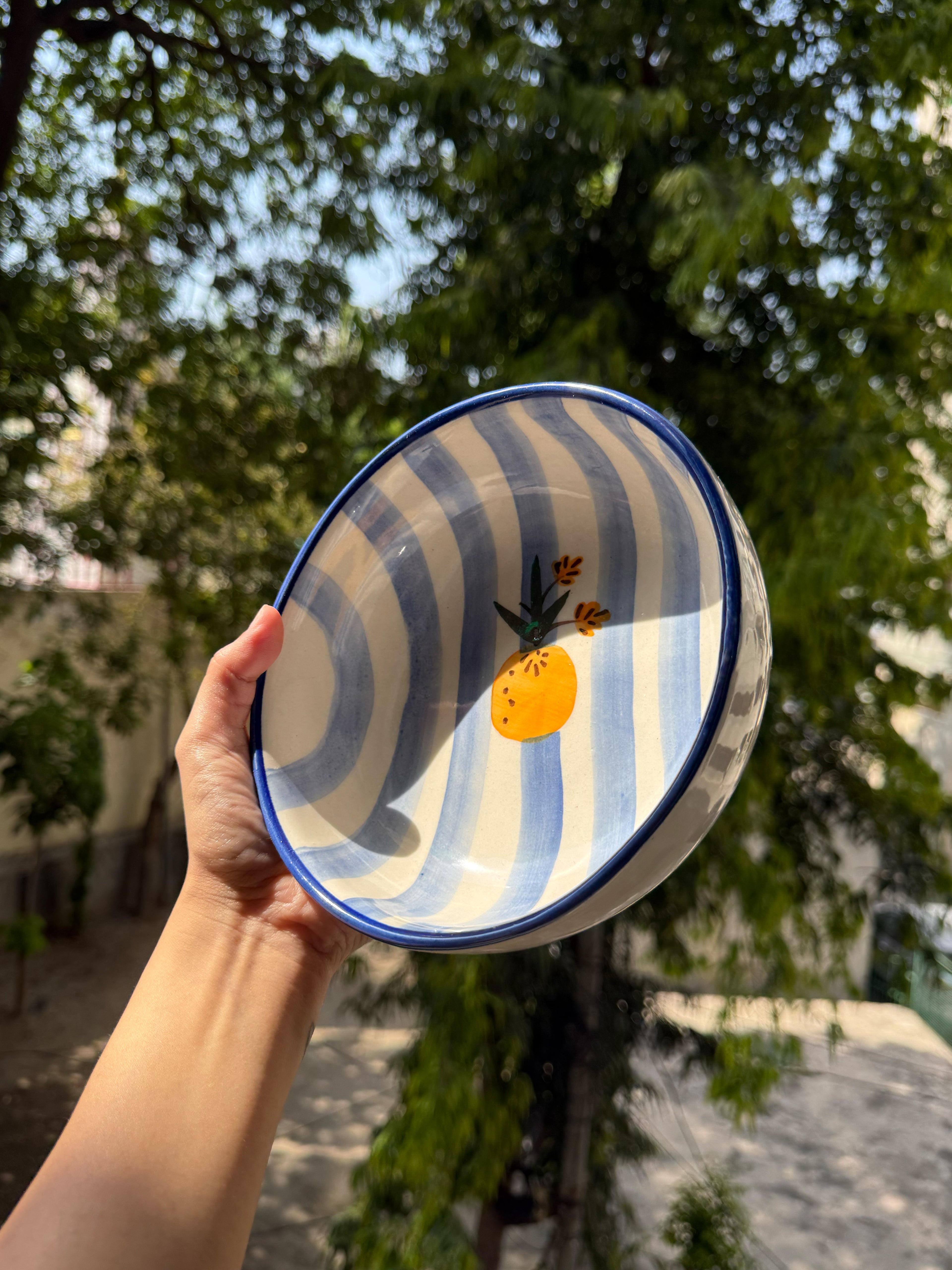 🍍 Pineapple Ceramic Bowl