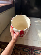 Mittiraa Home Popcorn Ceramic Snack Tub 🍿