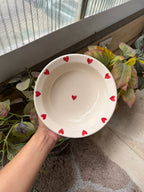 Hearts Pasta Bowls (Pack of 2) | 18 cm