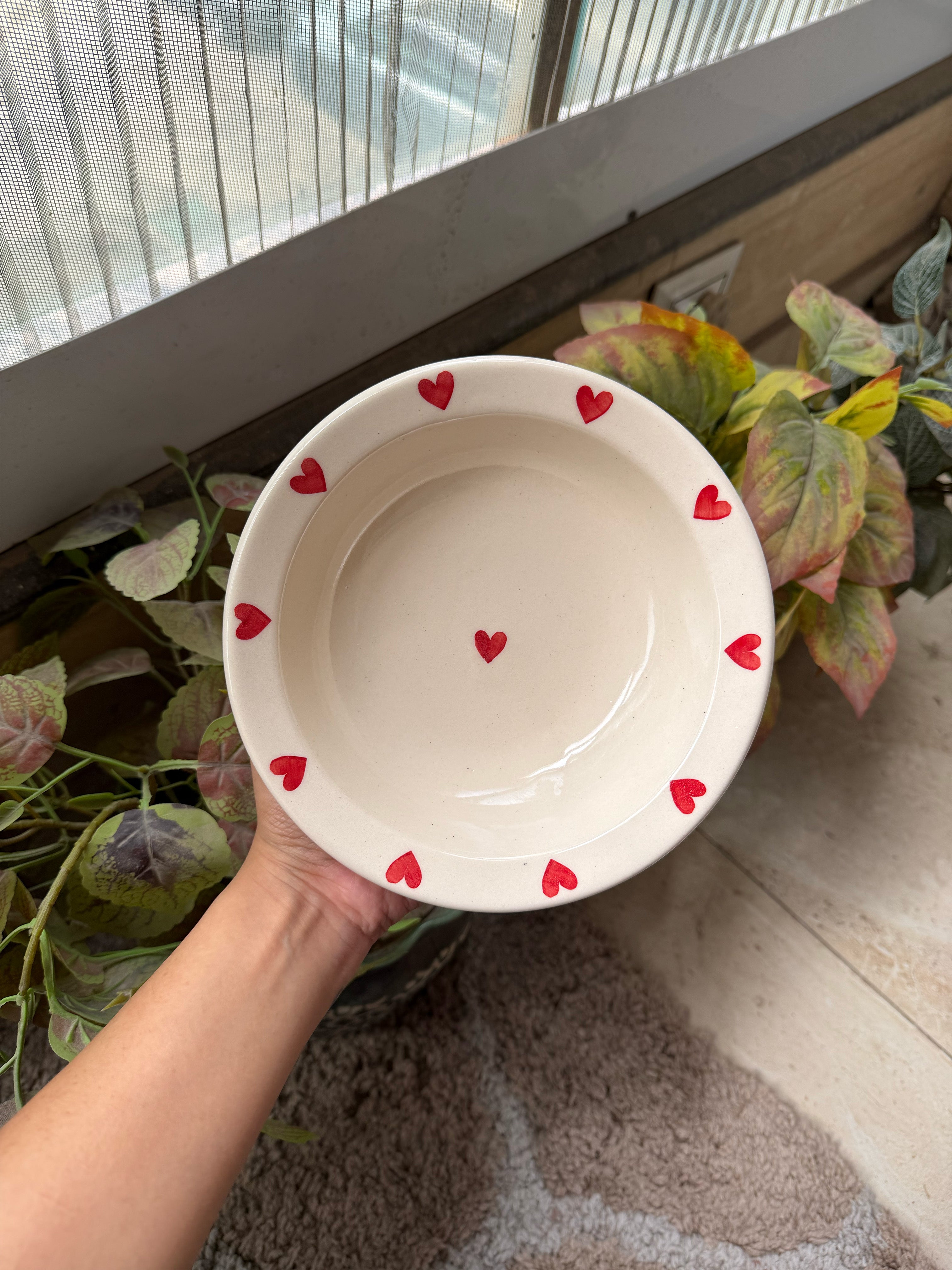 Hearts Pasta Bowls (Pack of 2) | 18 cm
