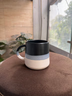 Black Stripes Ceramic Mug | Modern Mug