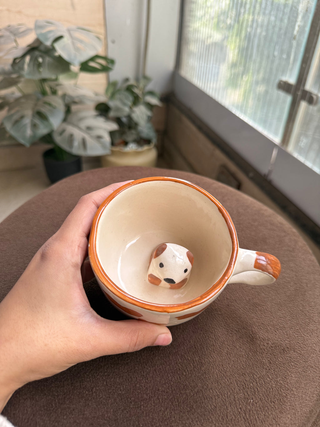 Dog inside Mug