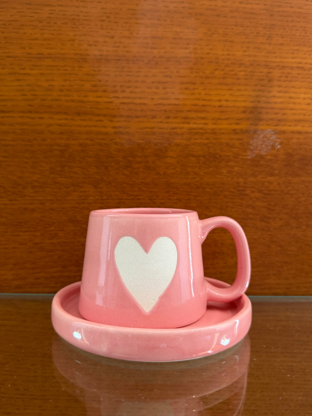 Heart Mug and Suacer