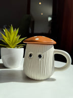 Mushroom Mug with Lid