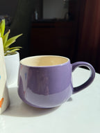 Purple round mug