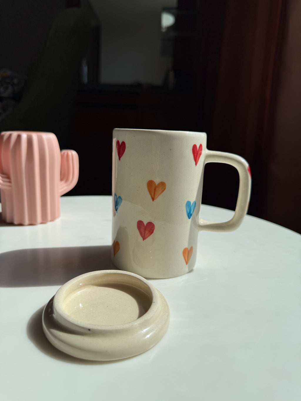 Long Mug with Lid