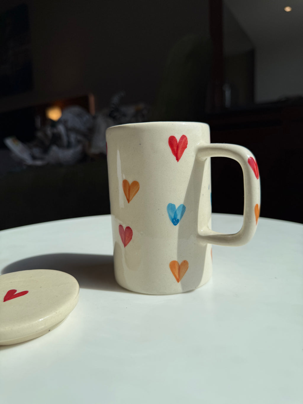 Long Mug with Lid