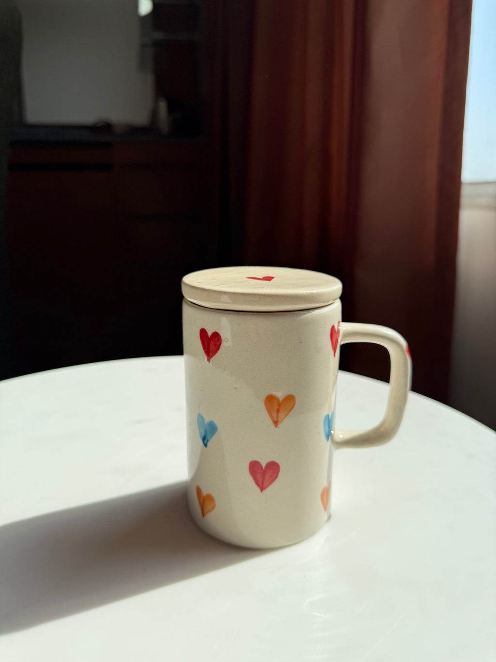Long Mug with Lid