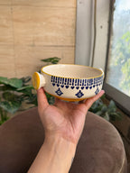 💙 Blue Heart Dual-Handle Bowl