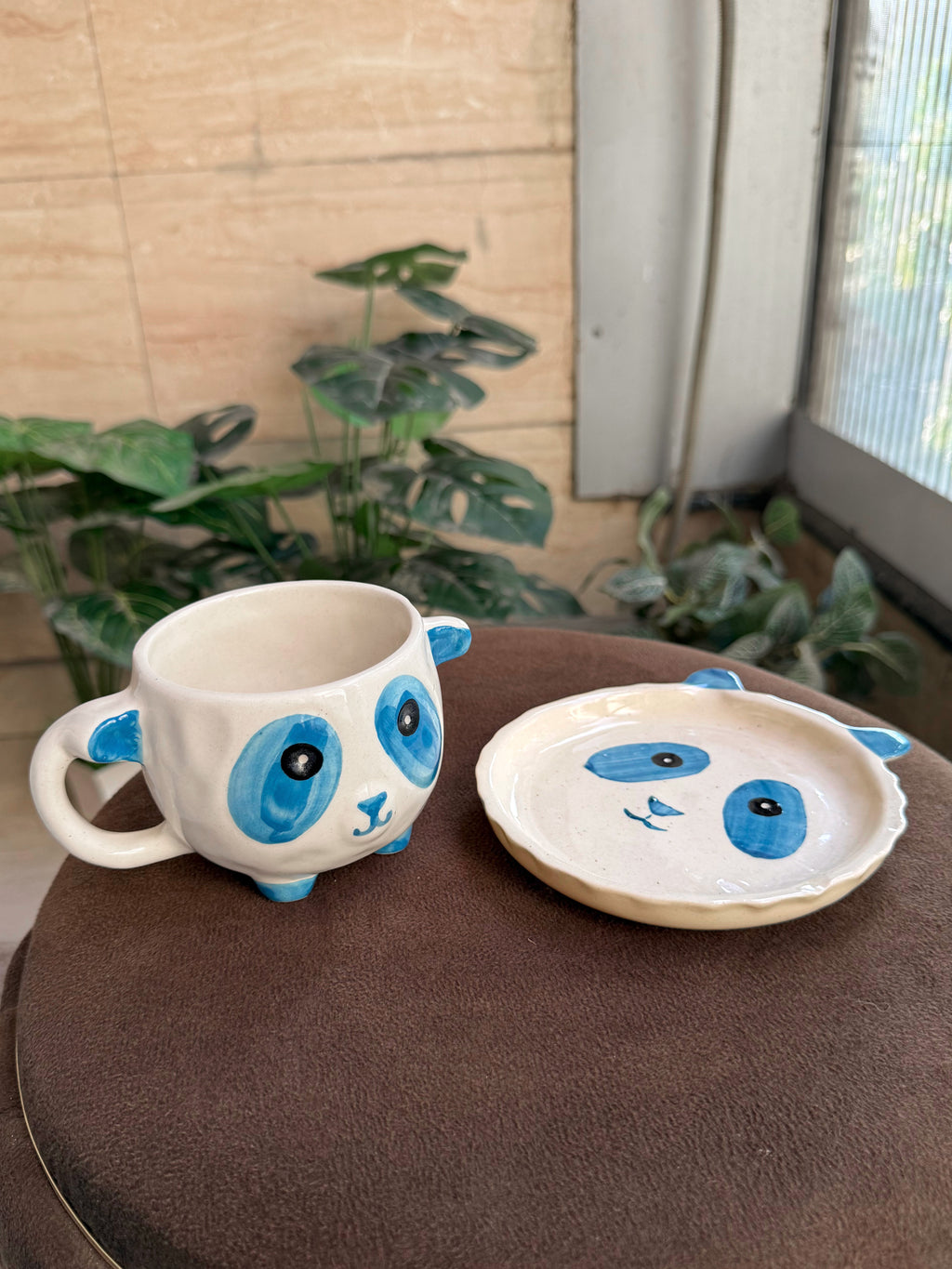 🐼 Panda Mug and Saucer Set