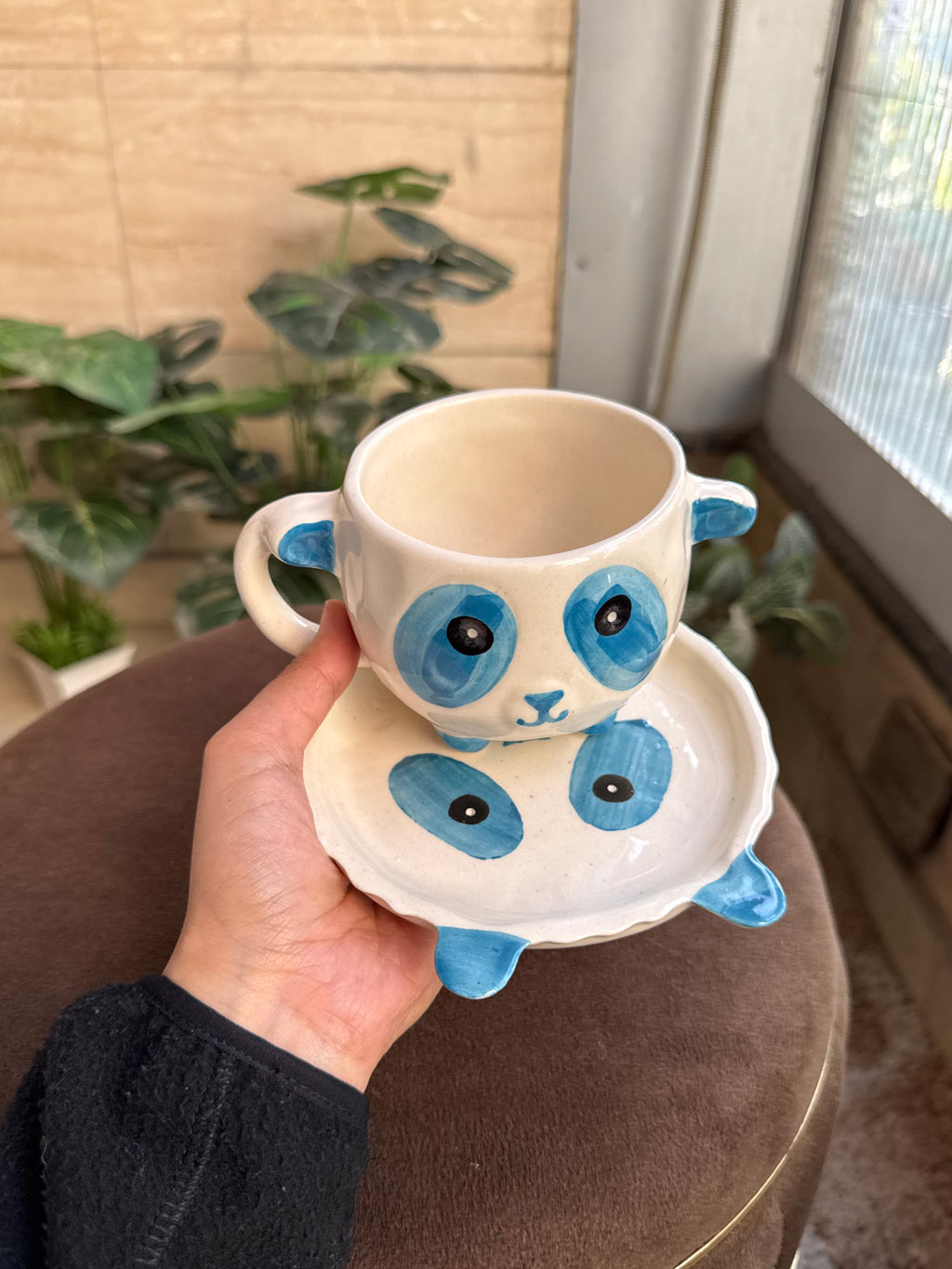 🐼 Panda Mug and Saucer Set