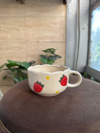 🍓 Strawberry Handled Soup Bowl