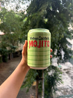 Mittiraa Home Mojito Ceramic Can | Beautiful Can Shaped Sipper + Steel Straw