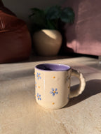 Purple Flowers Mug