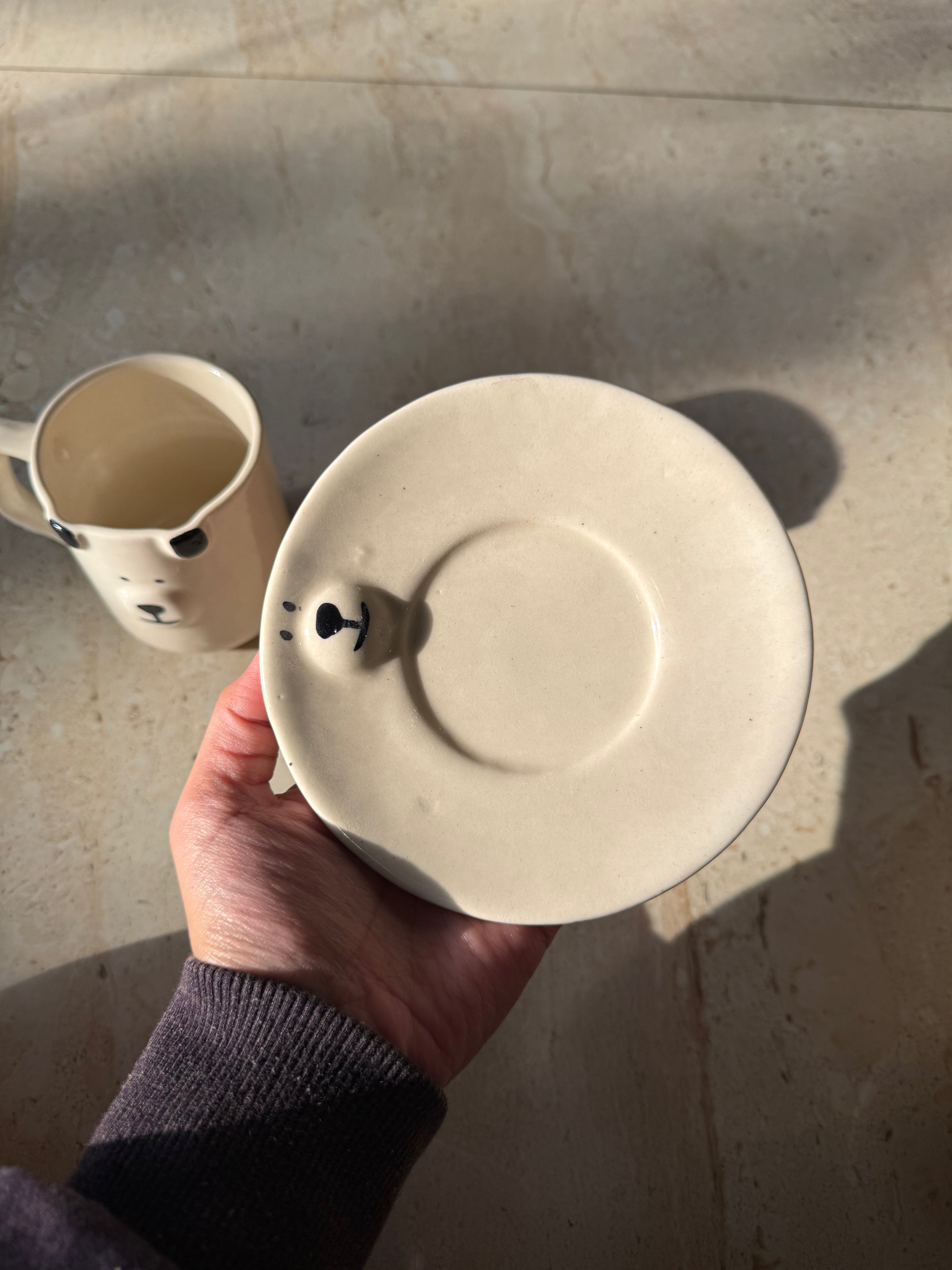 Bear Mug and Saucer