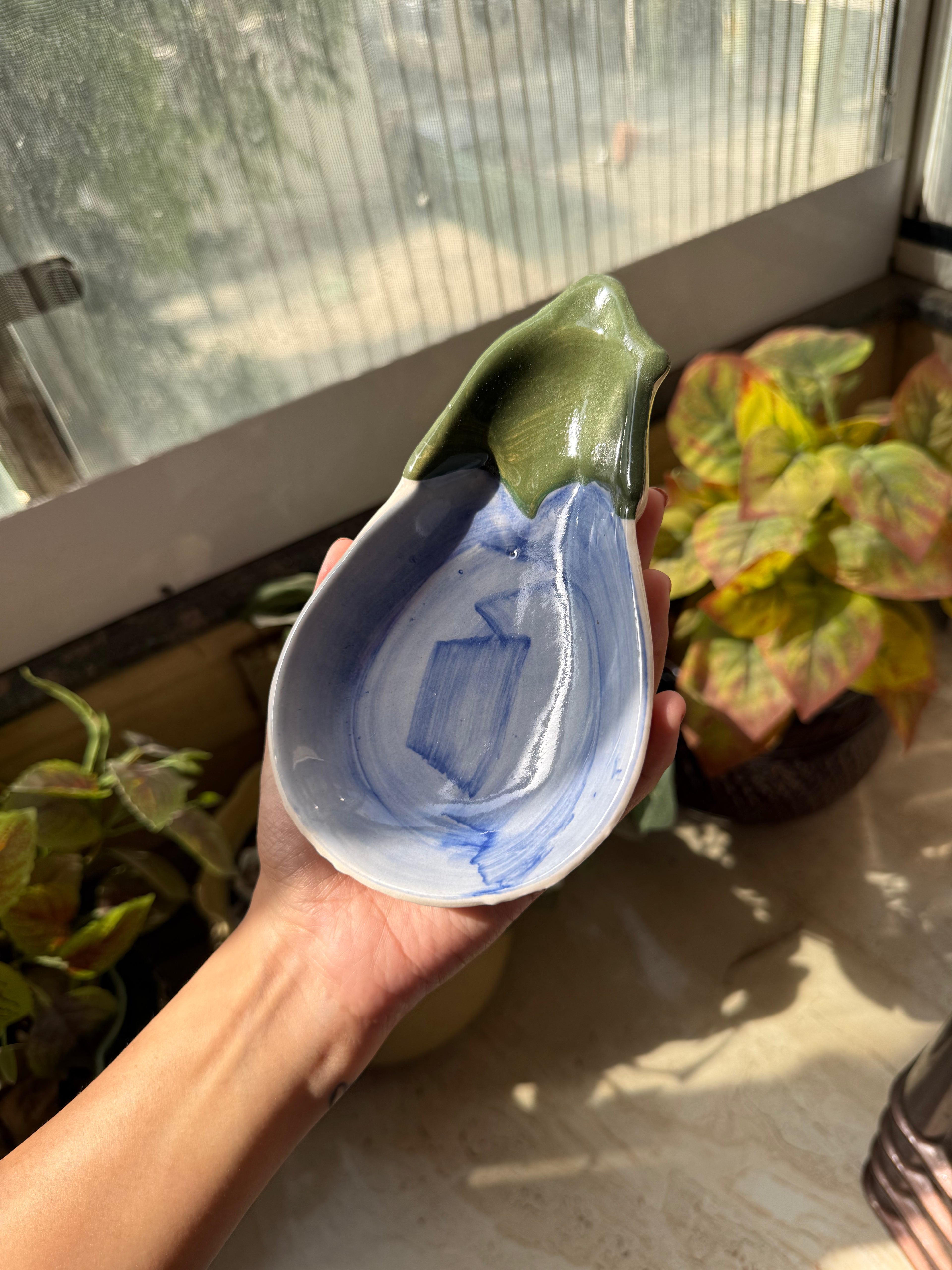 Lilac Aubergine Trinket Plate 🍐