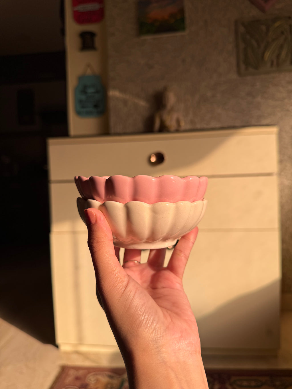 Petal Bliss Ice Cream Bowl Set 🌸 (Pack of 2) | Perfect for ice cream, desserts & snacks