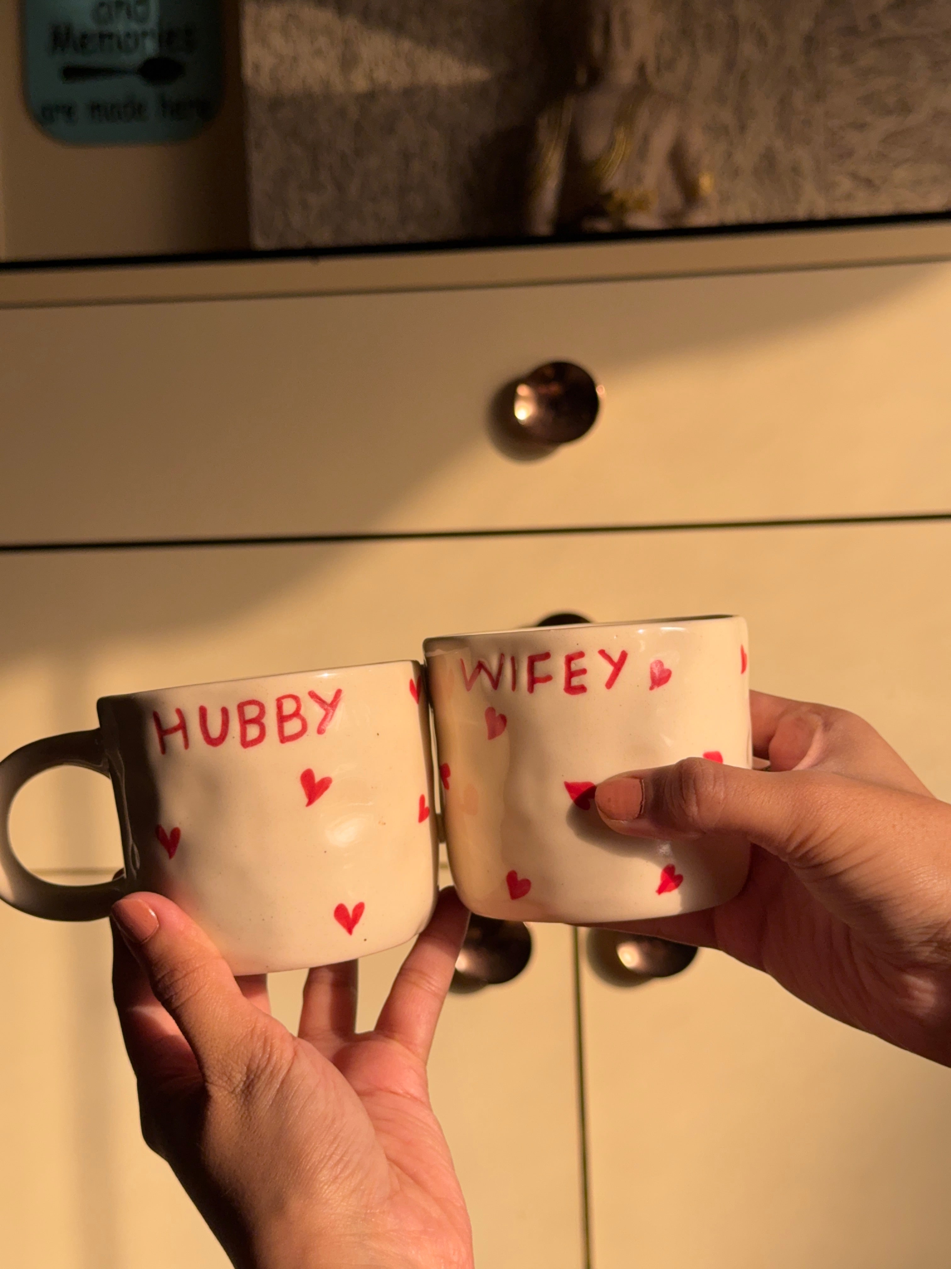 Hubby & Wifey Love Mug Set ❤️