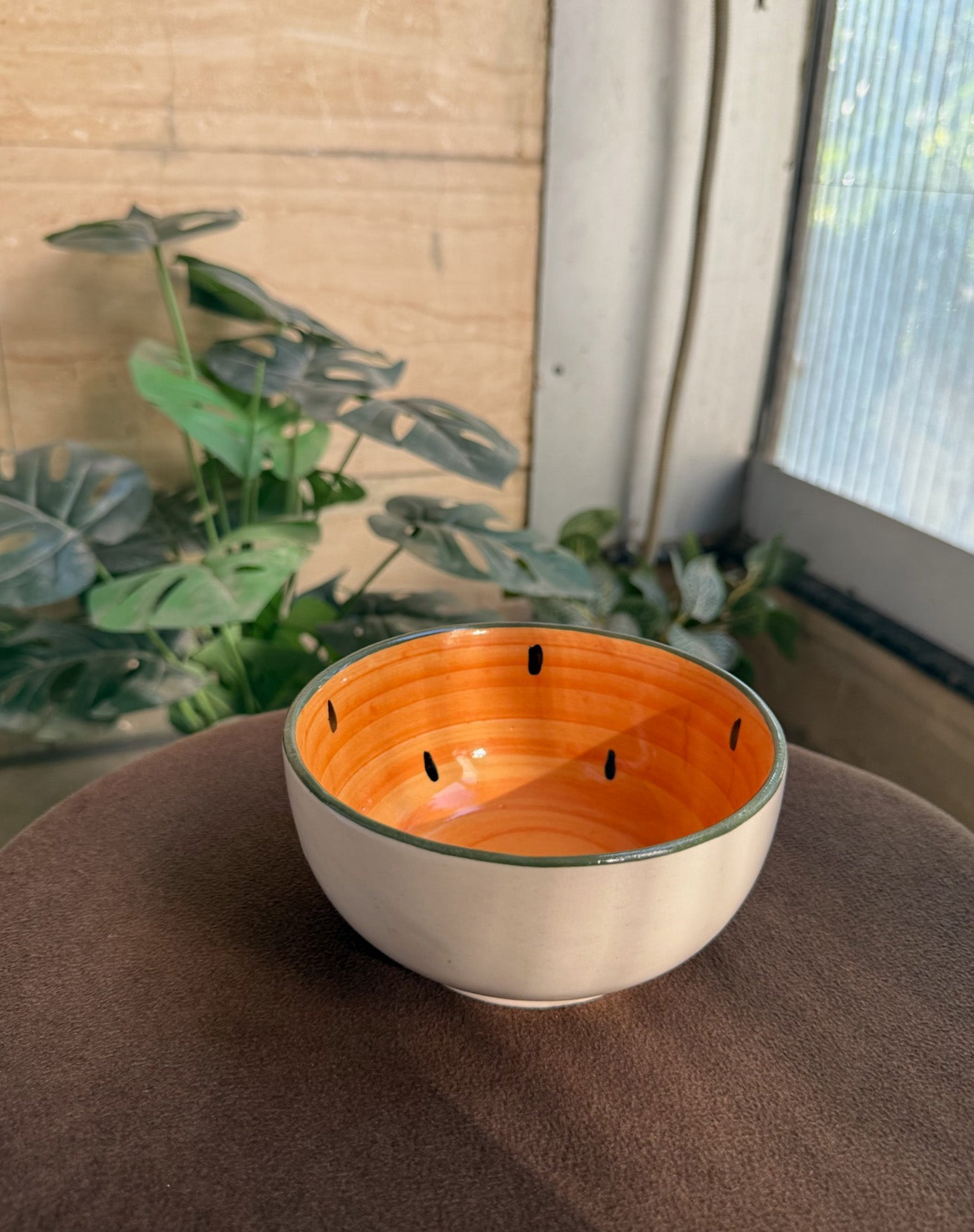 Watermelon Yellow Bowl