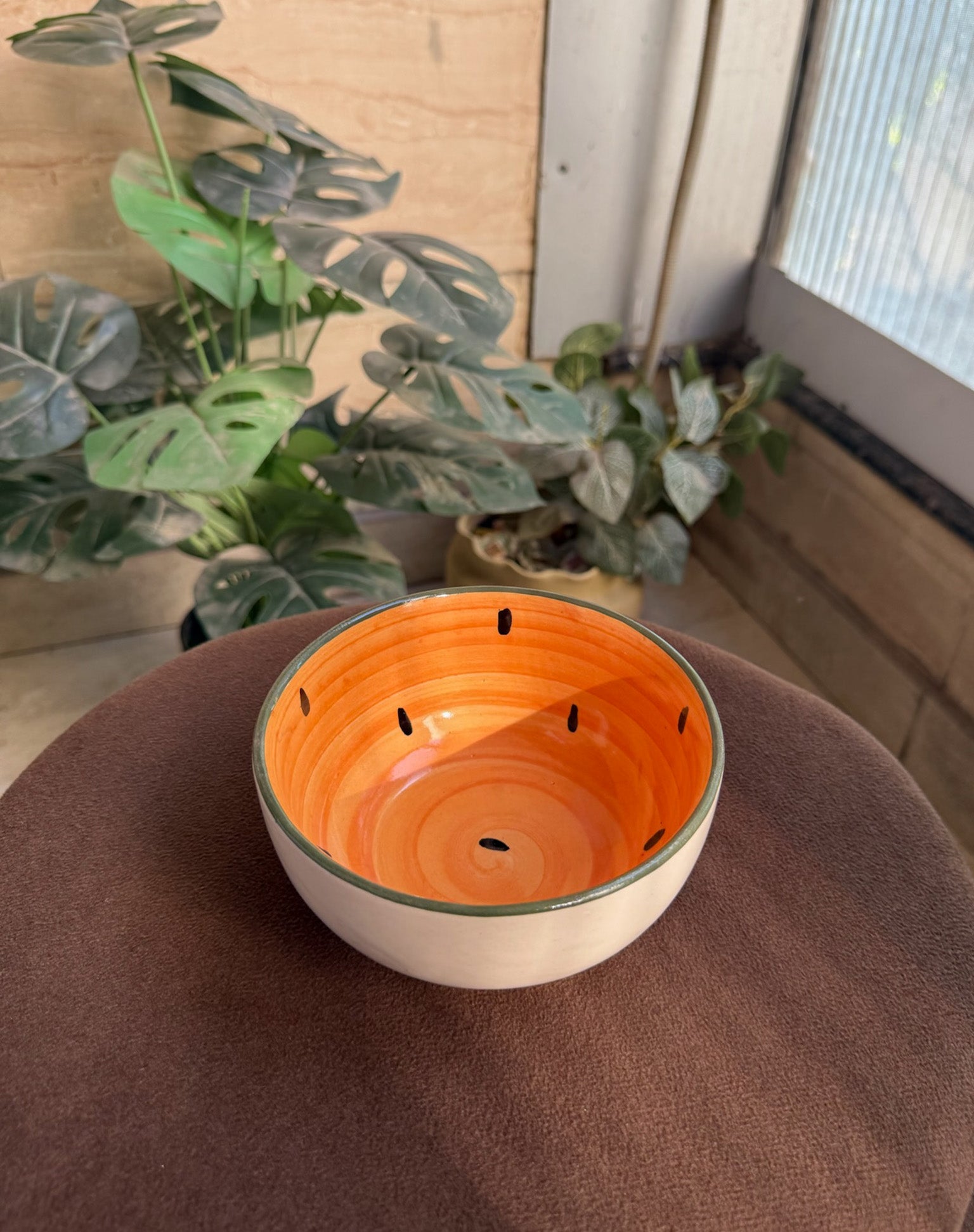 Watermelon Yellow Bowl