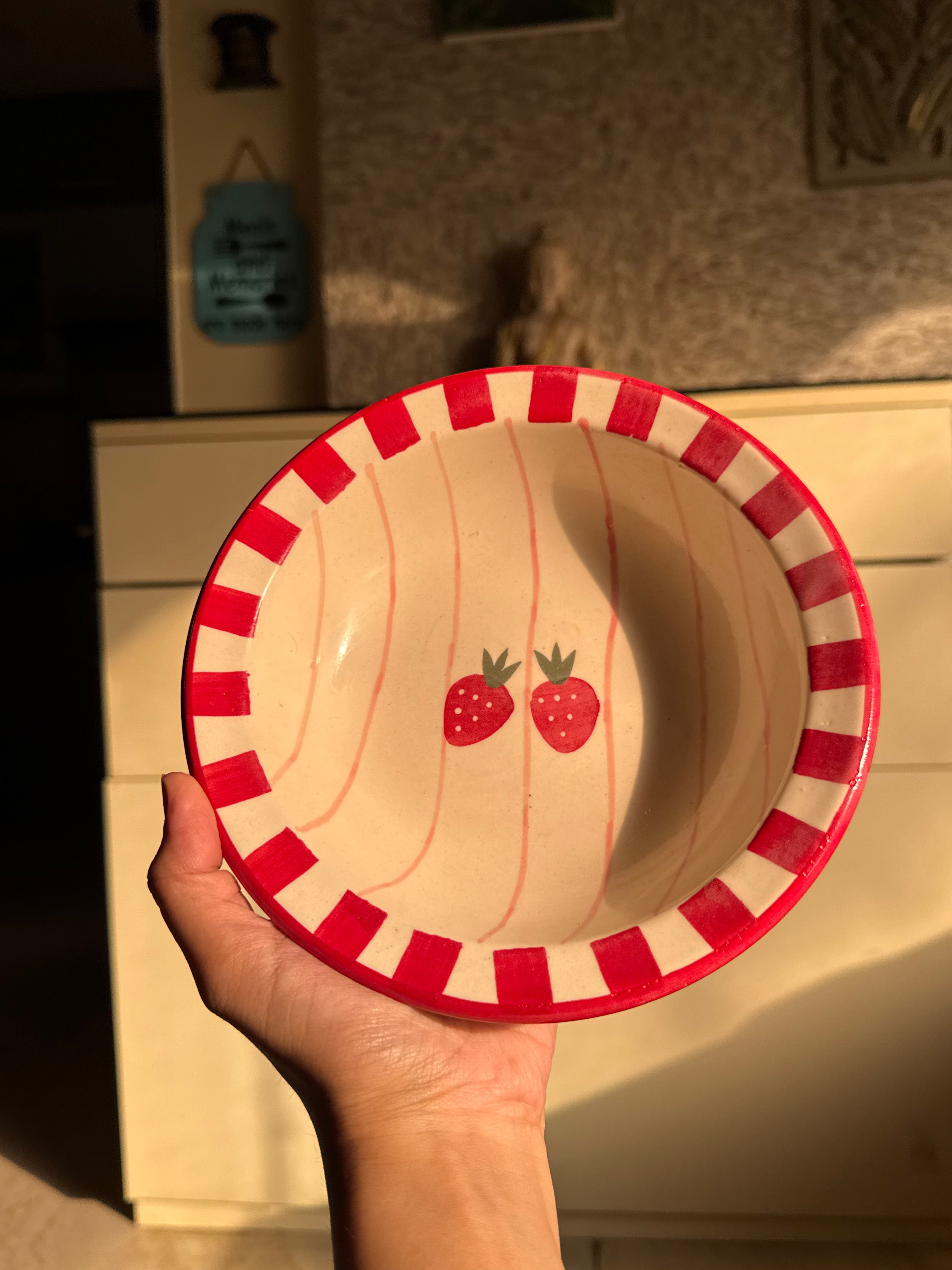 Strawberry Bliss Pasta Plate 🍓